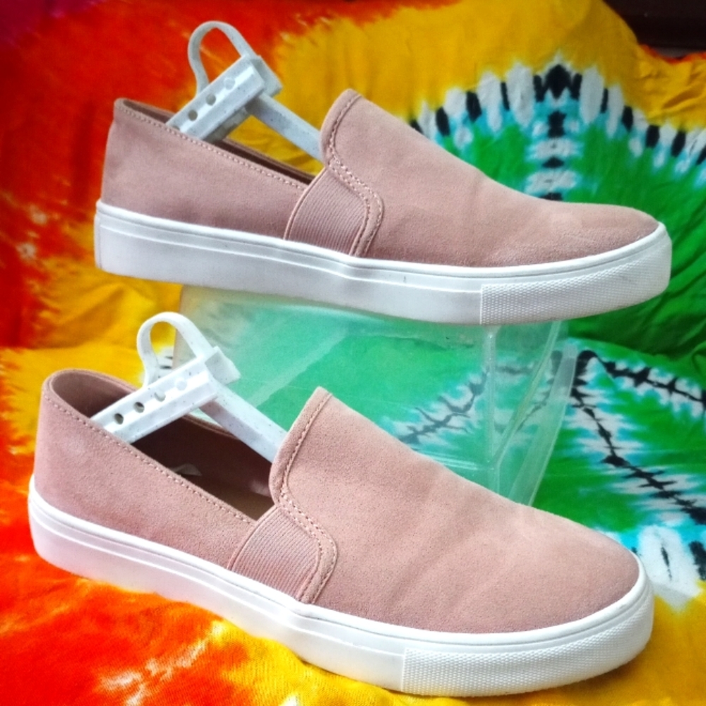 Pink suede shoes